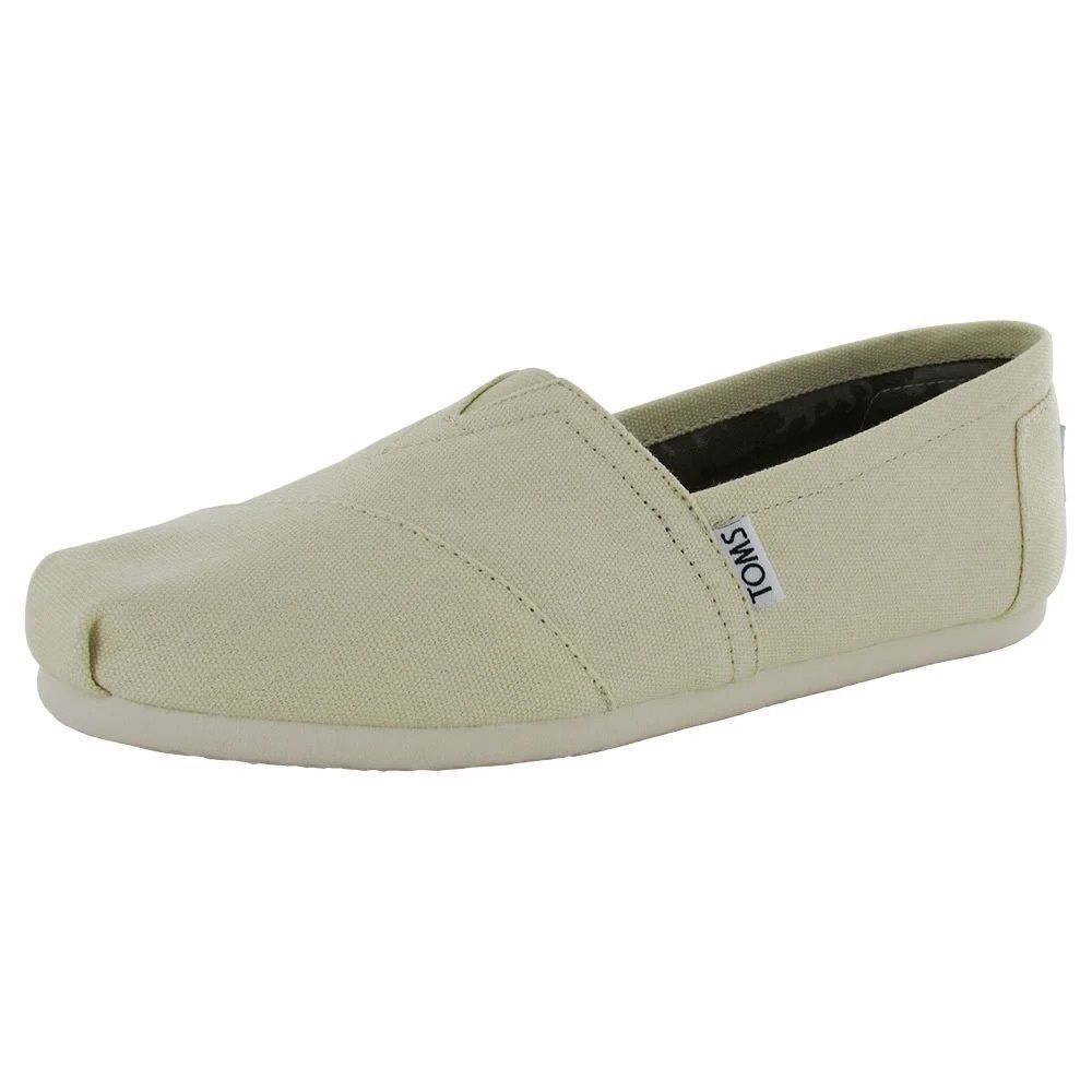 Brand New TOMS Men’s Classic Natural Canvas Slip On Shoes Size 11